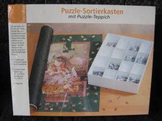 Puzzle-Sortierkasten mit Puzzle-Teppich