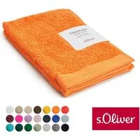 s.Oliver Gästehandtuch s.Oliver, Premium Qualität, 600 gr/m², auch als Sets erhältlich, Walkfrottier (1-St), große Farbauswahl, auch als Duschtuch, Waschhandschuh, Handtuch