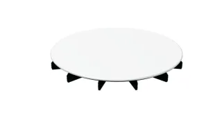 Bette Glasierter Ablaufdeckel Y102-000