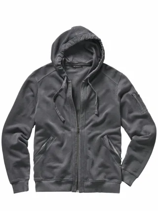 Mey & Edlich Herren Selbstläufer-Sweatjacke Braun 100 % Baumwolle (bio)