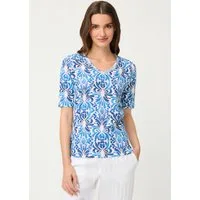 Olsen T-Shirt Shirt mit Allover-Dessin