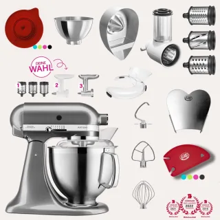 KitchenAid Artisan 4,8 Liter KSM185 Spar-Set mit Gemüseschneider &...