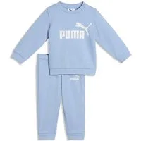 PUMA Trainingsanzug MINICATS ESS CREW SET FL INF (2-tlg), aus kuscheligem Fleecestoff