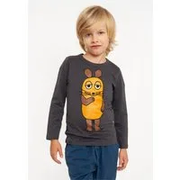 LOGOSHIRT Langarmshirt Die Sendung mit der Maus - Die Maus mit coolem Print