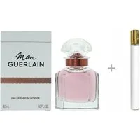 GUERLAIN Duft-Set Mon Intense Eau de Parfum (EDP) Damen Spray, Intensiv-orientalischer Duft mit Vanille und Mandarine - mit Reiseduft