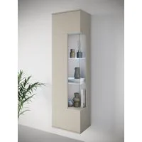 OTTO home Vitrine Kenia, stehend und hängend, Türanschlag wechselbar (1-St) Vitrineschrank mit Glastüren 160 cm Höhe