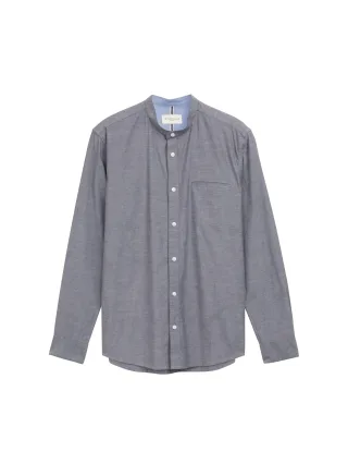 Tom Tailor - Fitted Oxford Hemd mit Brusttasche navy chambray - Gr. - XXL