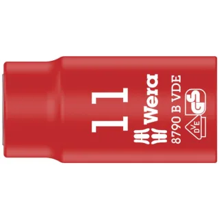 Wera 8790 B VDE Zyklop-Steckschlüsseleinsatz, isoliert, mit 3/8"-Antrieb - 05004955001