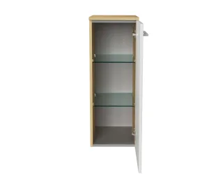 Fackelmann B.style Midi-Schrank re 302x825x320 SaEi/weiß 1T, 84442 84442