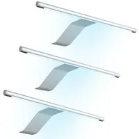 kalb Aufbauleuchte LED Aufbauleuchte 340x170 mm Schrankleuchte 12VDC silbergrau flach 4W