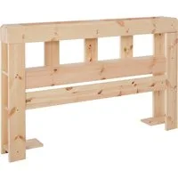 OTTO home Kopfteil "ALASCO " Made in Europe, FSC® zertifiziertes Massivholz, für Palettenbett Alasco, aus Massivholz, mit 7 offenen Fächern