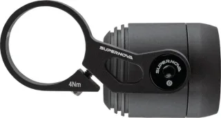 Supernova E3 Pure 3 Dynamoscheinwerfer inkl. Lenkerhalter neben Vorbau (31,8 mm) schwarz