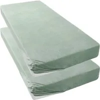 OTTO home Spannbettlaken Desner3, Mikrofaser-Fleece, Cashmere-Touch, Microfaser, Gummizug: rundum, (2 Stück), für Matratzen bis 20cm Höhe, kuschelig & weich, Bettlaken