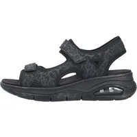 Rieker 67666 schwarz/grau Damen Sandale