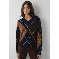 Mavi Strickpullover V NECK SWEATER Pullover Argyle