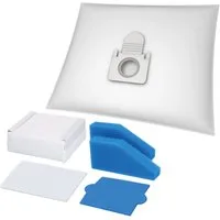 McFilter Staubsaugerbeutel 10 Stück + 5-teiliges Filterset, passend für Thomas Staubsauger Pet & Family AQUA+, Perfect Air, Parkett XT, Allergy & Family AQUA+, Anti Allergy AQUA+, Cat & Dog XT, Home Clean & Parquet AQUA+, 15 St., mit Hygieneverschlus