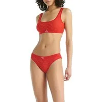 adidas Originals Bralette Microterrot Monogram elastischer Bund, Allover-Logo, weich, breite Träger