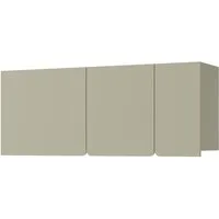 Beautysofa Hängeregal LICO mit 3 Türen, 3 Regalböden, ideal für Jugendzimmer, Schlafzimmer, Wohnzimmer, moderne Farben Sandbeige oder Eukalyptus