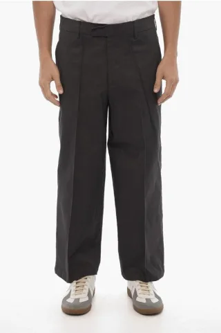 LIAM Chinohose mit normaler Taille und 4 Taschen in Grau