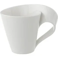 Villeroy & Boch Becher New Wave Caffe Becher mit Henkel 0,25 l, Premium Porcelain