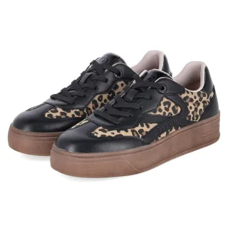 Bugatti Low Sneaker  Schwarz - Gr. 36 -  Textil