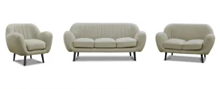 Sofa Set ADAMO 3-2-1 in diversen Stoff und Farbvarianten