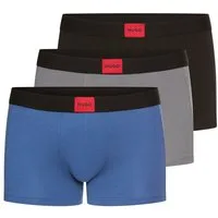 HUGO Trunk (Set, 3-St) mit kontrastfarbenen Logobadge