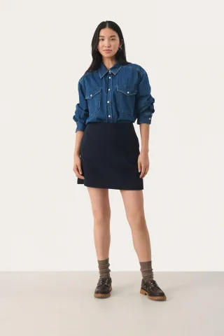 Rock Feminine Form Dark Navy