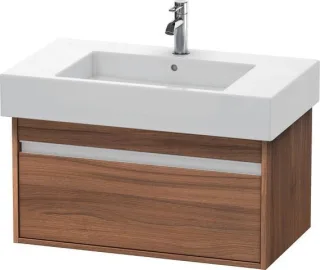 Duravit Ketho Waschtischunterbau wandhängend Nussbaum Matt 800x455x410 mm - KT669007979 KT669007979