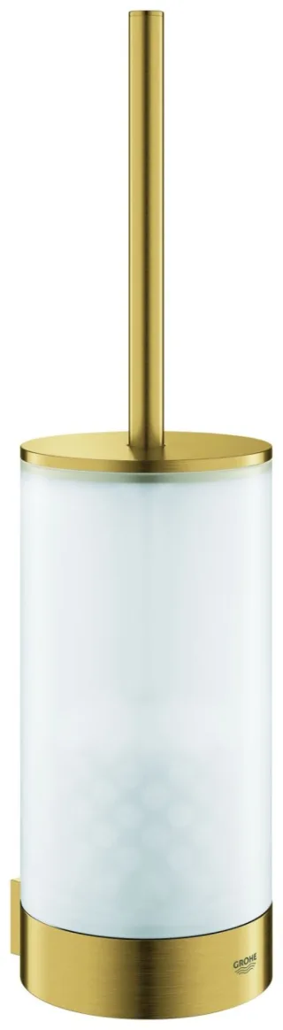 GROHE WC-Bürstengarnitur Selection 41076 Glas/cool sunrise gebürstet, 41076GN0 41076GN0