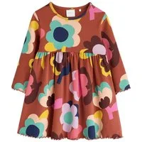 Next Shirtkleid Geripptes Langarmkleid (1-tlg)