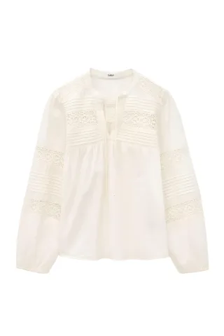 ba&sh - Bluse - Nami beige - Gr. - 3