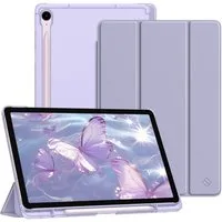 Fintie Tablet-Hülle für Samsung Galaxy Tab S10 Lite/S10 FE/S9 FE 10.9" & S9 11" Tablet, Ultradünn Case mit Stifthalter&Translucent Rückseite, Auto Schlaf/Wach