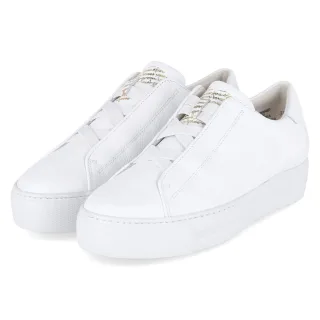 Paul Green Slip-On-Sneaker  Weiß - Gr. 37,5 -  Echt Leder