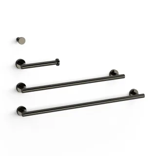 Tres Set bestehend aus 2 Handtuchhaltern + 1 Papierhalter ohne Deckel + 1 Haken , 09598102KM 09598102KM