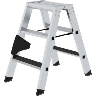 Munk Stufen-Stehleiter beidseitig begehbar mit clip-step R13 - 041636