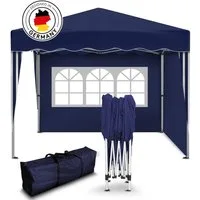 Kronenburg Faltpavillon 3x3 m wasserdicht - Gartenpavillon, Partyzelt stabil, UV-Schutz 50+, mit 2 Seitenteilen, Wetterfester Schutz, Leichter Aufbau, Inklusive Tragetasche & Zubehör