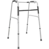 BBG Unterarmkrücke Aluminium faltbarer Gehwagen höhenverstellbar,bis 100 kg Belastbarkeit, mit Anti-Rutsch-Silikon, leicht tragbar & stabil