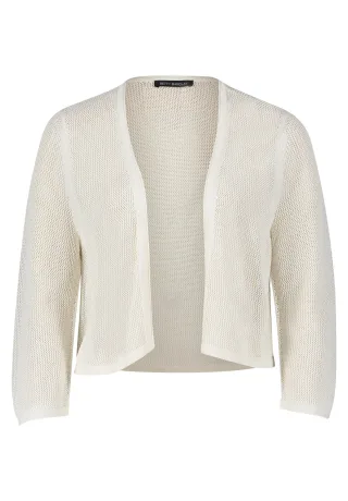 Betty Barclay - Sommer-Strickjacke rohweiß - Gr. - 46