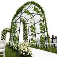 GarveeMore Spalier Rankhilfe Garten, U-förmiges Gartenbogen für Rankpflanze, Gemüse, Obst