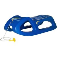 rolly toys® Schlitten rollySnow Cruiser, blau, mit Stahlschienen an den Kufen