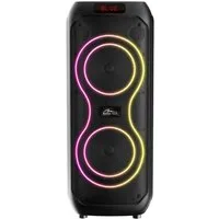 MEDIA-TECH MT3185 1400 W für Karaoke USB AUX BT Party-Lautsprecher (120 W, 8-Zoll-Lautsprecher, Equalizer, Karaoke-Funktion, MP3/microSD-Karten)