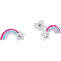 Prinzessin Lillifee Paar Ohrstecker Sternschnuppe-Motiv, mit Zirkonia (synth)