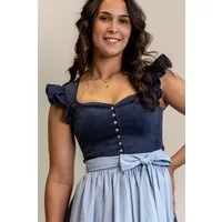 MarJo Dirndl Cord Dirndl 2tlg. - NAVY BLOOM by Teresa Bauer - navy