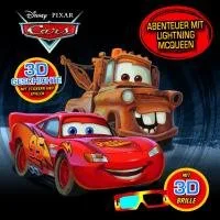 Disney Cars - Abenteuer mit Lighting McQueen (3D): 3D Geschichte Sticker Spiele und 3 D Brille