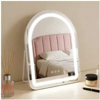 ZMH Schminkspiegel LED 3 Modi, Touch-Dimmbar, Kosmetikspiegel, Tischspiegel