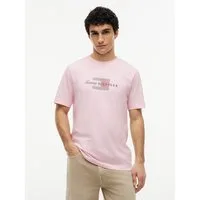 Tommy Hilfiger T-Shirt SCRIPT FLAG REGULAR TEE aus Jersey mit Flag-Grafik