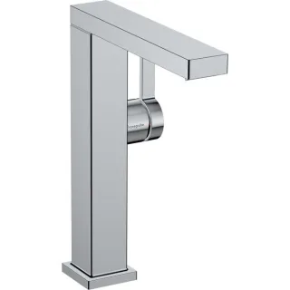 hansgrohe Tecturis E Waschtischarmatur 73073000 Ausladung 243mm, mit Push-Open-Ablaufgarnitur, chrom