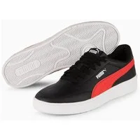 PUMA COURT CLASSIC CLEAN Sneaker mit SoftFoam+ Innensohle, mit Synthetik-Obermaterial, mit Schnürung