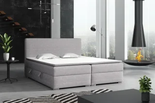 Boxspringbett Schlafzimmerbett DORIAN 200x200cm inkl.Bettkasten